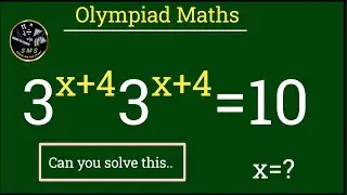 3^x+4+3^x+6||Olympiad maths question||Can you solve this problem||