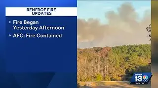 Heavy smoke and reduced visibility: Crews contain Concord wildfire near Talladega
