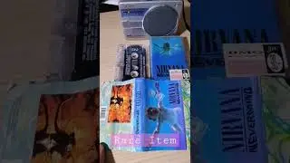 Nirvana​ cassette​ tape,​ Nevermind, Rare​ item, My​ collection #nirvana #nevermind #comeasyouare