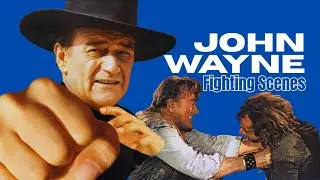 John Wayne Fighting Scenes | Classic Western Fights