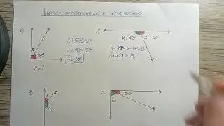 ✒️ &Acirc;ngulos complementares e suplementares
