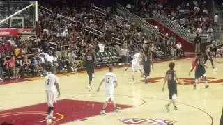 Chris Brown, Miles Brown, Omarion, Don Benjamin @ Celebrity Basketball Game