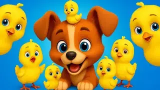 Los Pollitos y el Perrito &ndash; Versi&oacute;n Animales para Ni&ntilde;os  - Canciones Infantiles - LooLoo