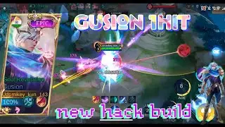 gusion gameplay ll aggressive fast hand 🔥 ll gusion hacker build😱