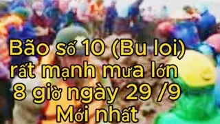 B&atilde;o số 10  (Bu loi). Tin mới nhất 7 giờ 29/ 9/ 2025 .Ph&ograve;ng tr&aacute;nh t&aacute;c hại của b&atilde;o ,mưa lớn Bắc Bộ