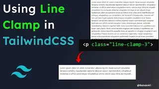 Line Clamp in Tailwind CSS | Limit Number of Lines with 1 Class