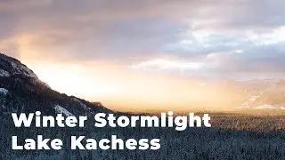 Winter Stormlight   Lake Kachess