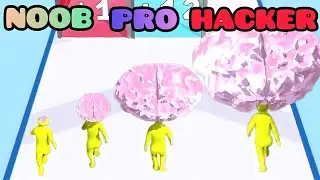 NOOB vs PRO vs HACKER in Brain Rush