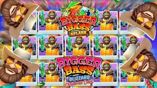JOGUEI 1000 PILA EM DOIS BIGGER BASS EM BUSCA DA FORRA!!