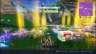 Fortnite BATTLE ROYALE (SMALLEST SAFE ZONE) AND WEIRD WIN