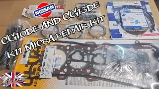 Nissan Micra K11 1.0 16v CG10DE and 1.3 16v CG13DE engine repair kit