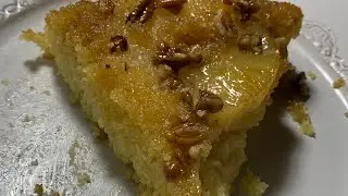 Butter Pecan Pineapple Upside Down Cake Recipe