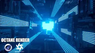 Cinema 4D Tutorial Octane Render - Create Sci-Fi Scene