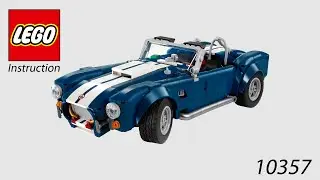 LEGO Instruction - Icons - 10357 - Shelby Cobra 427 S/C