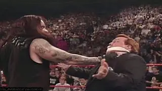 The Undertaker confronts Paul Bearer:WWF RAW May 26,1997