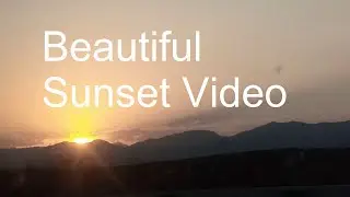 Beautiful Sunset Video | Shogran | Lahore Islamabad Motorway | Trip