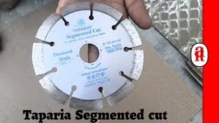Taparia Segmented Cut ( Diamond  Blade ) Review