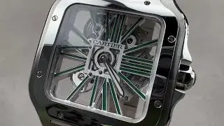 Cartier Santos de Cartier Skeleton WHSA0028 Cartier Watch Review