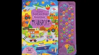 My First  Look And Find Sound Book Transport