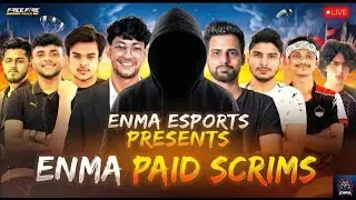 FREE FIRE ESPORTS SCRIMS LIVE LOBBY 🔴 ENMA PAID SCRIMS