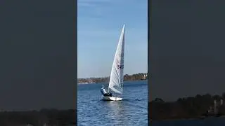 ILCA Laser sailing massive wind shift