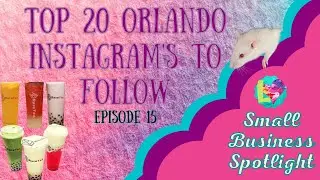 Top 20 Orlando Instagram's You WANT to Follow: Ep 15 #orlandofl  #orlandosmallbusinesses