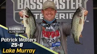 Patrick Walters leads Day 1 of Bassmaster Elite at Lake Murray with 25 pounds, 8 ounces
