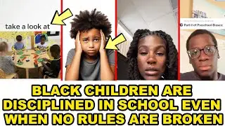 Black children are targeted by racist white teachers even when they have done nothing wrong!!