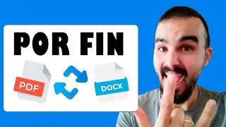 😃 TE REVELO como pasar de PDF a DOCX SIN USAR PROGRAMAS y muy f&aacute;cil 🌌