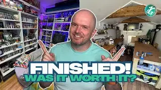 New Games Room & Workshop - The Final Reveal!