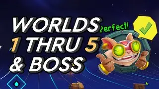 HEXTECH MAYHEM Worlds 1 &mdash; 5 gameplay (HEIMERDINGER BOSS)