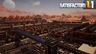 My open factory looks INCREDIBLE in satisfactory 1.1