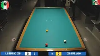 🏆🎱 Trofeo Citt&agrave; di Pisa Laser Open | Il Biliardo CSB vs CSB Marameo