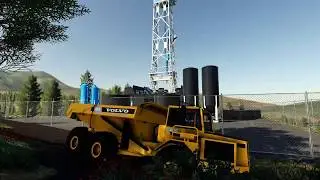 FS19 walkaround of the drilling rig and pipeline