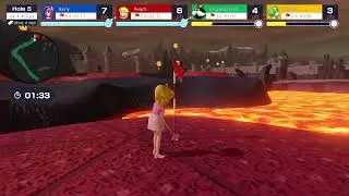 Mario Golf Super Rush - Bowser Highlands, 6 hole, Speed Golf (6-26-21)
