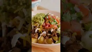 Potato Taco Bowl Papas Locas #shorts