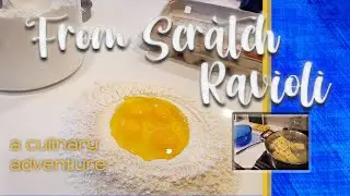How to make chicken RAVIOLI from scratch | My First YouTube video 2021!