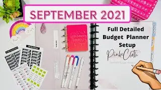 SEPTEMBER 2021 DETAILED BUDGET PLANNER SETUP | MONTHY BUDGET SETUP FOR BEGINNERS | ZERO BASED BUDGET