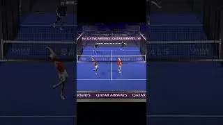 Stupa finds a perfect angle to finish the point right in between the opponents