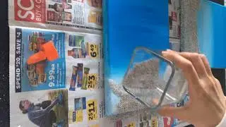 How to use sea-shells and sand on canvas - Beach View Painting!!