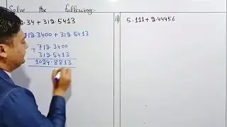 Addition and subtraction of decimal || Basic maths class 5 in Urdu/Hindi