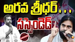 పవన్ కళ్యాణ్ సీరియస్ డెసిషన్ | Janasena MLA Arava Sridhar Suspended | Vanara Media