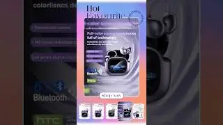 HTC NE32 Bluetooth V6.0 AI Earphones: LCD Touch screen