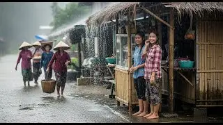 SCARY!! 🌧️⚡ Extreme Thunderstorms & Heavy Rain in Indonesia | Sleep, Study & Relax Rain