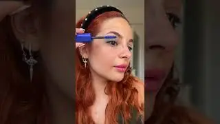 Mavi mascara deniyoruz