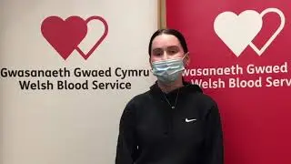 Cwrdd ag Abby, un o'n rhoddwyr gwaed tro cyntaf diweddaraf.
