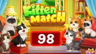 Kitten Match Level 98 No Boosters