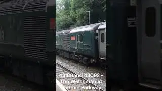 The Welshman - 43188 and 43092 - at Bodmin Parkway Station