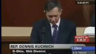 Kucinich's Bail-out Bill disgust 10/2/2008