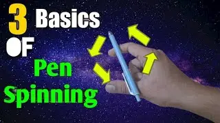 3 Basic tricks with pen - How to spin a pen